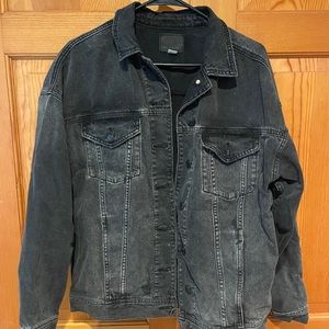 Black Jean Jacket - American Eagle